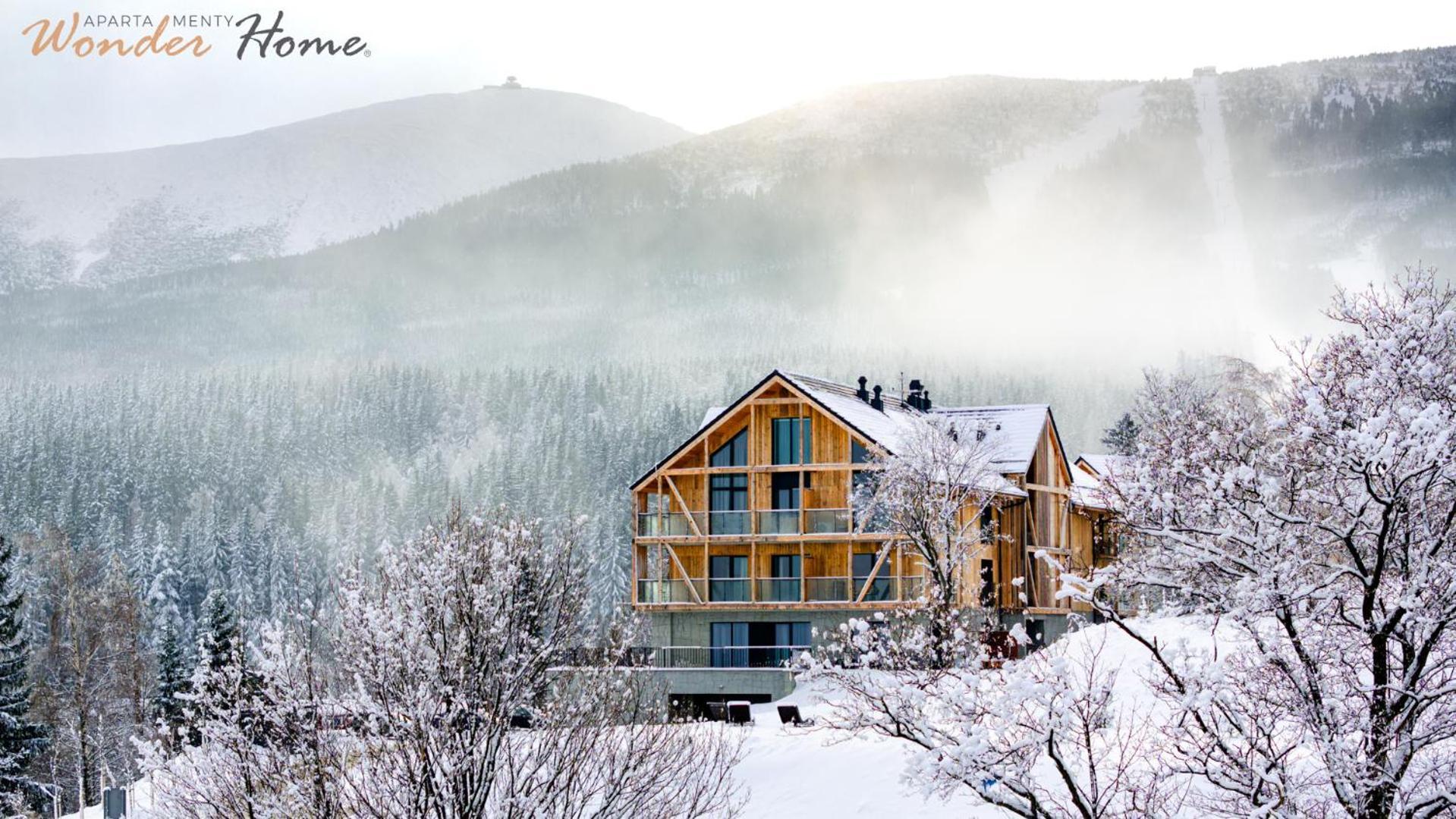 Wonder Home - Orlik Residence - Apartamenty Z Widokiem Na Sniezke, Blisko Wyciagow, Ski Arena I Kosciolka Wang カルパッチ エクステリア 写真